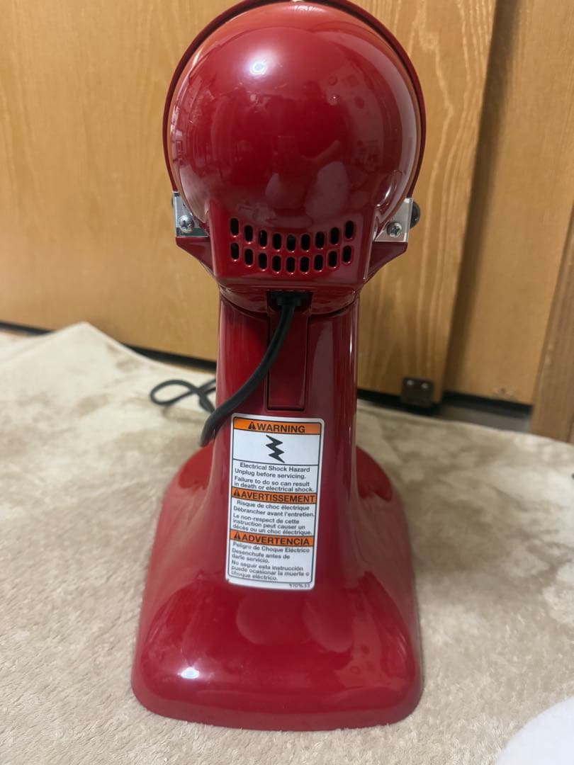 KitchenAid Artisan スタンドミキサー レッド 5クォート