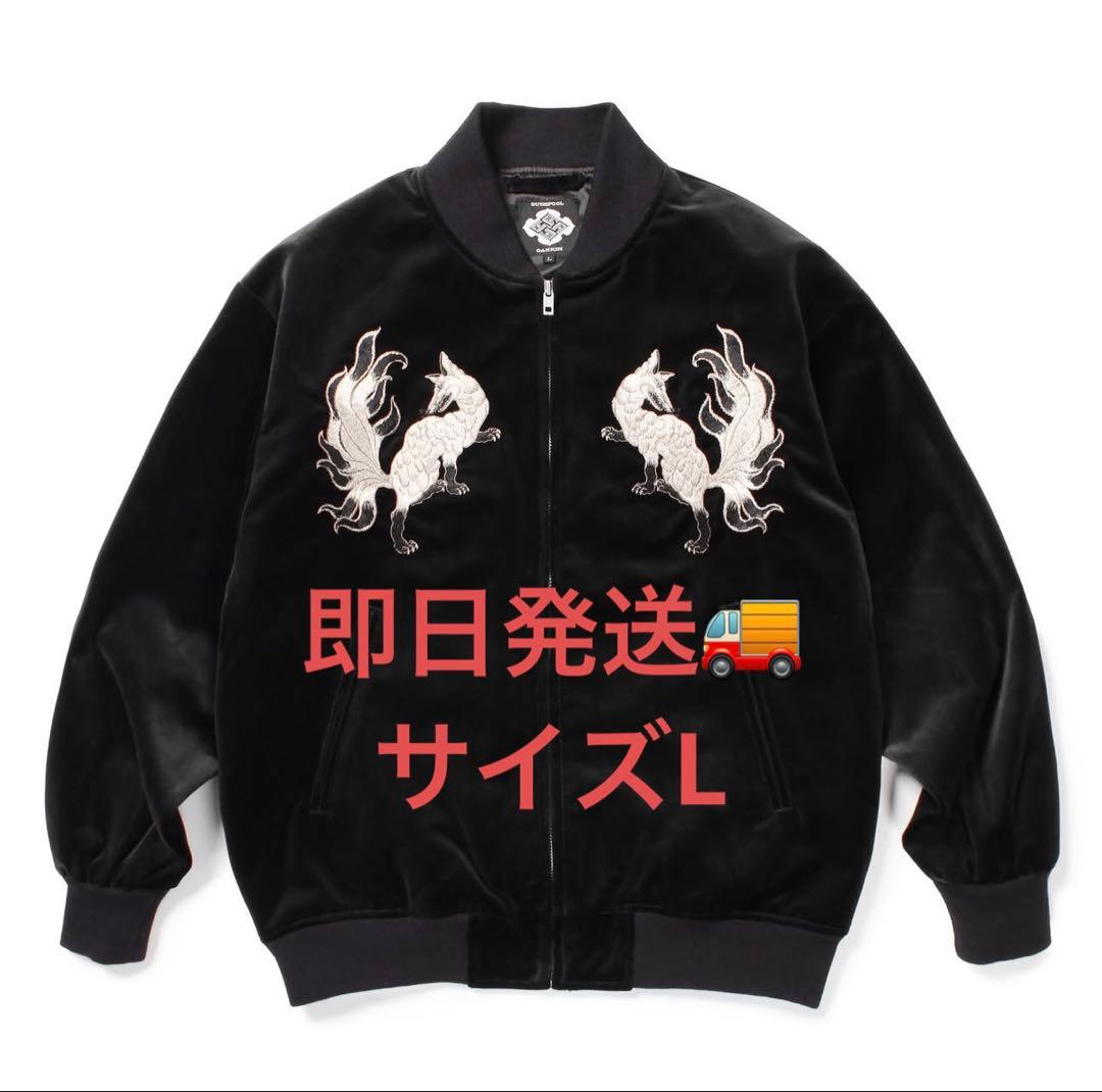 GAKKIN BUDSPOOL 白墨狐 SOUVENIR JACKET L
