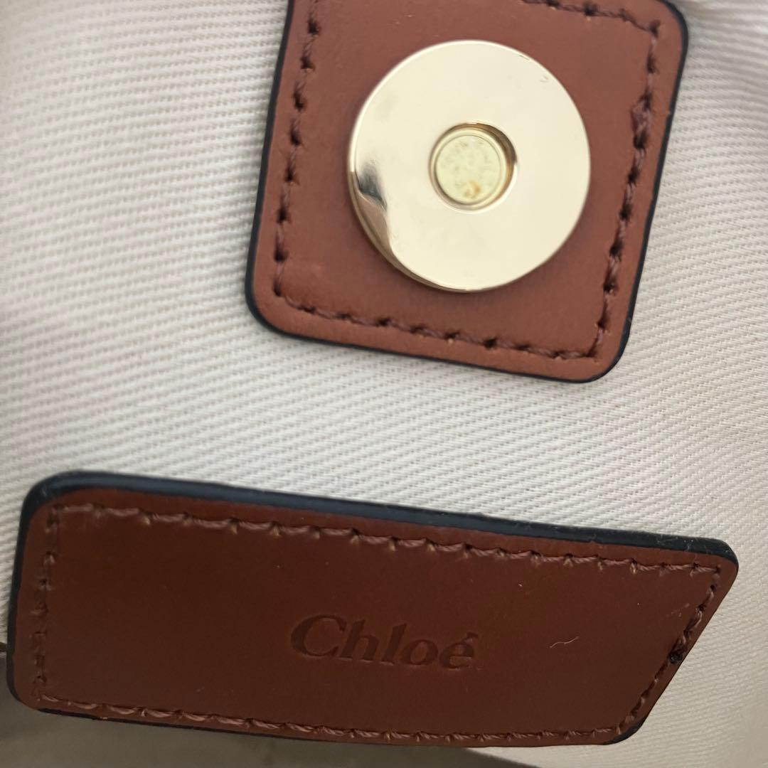 ◆新品未使用 Chloe クロエ ミニ ハンドバッグ ショルダーバッグ ボア