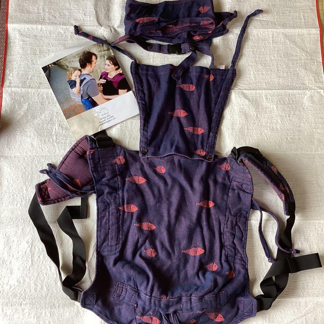 Didymos♡お魚♡ベビーラップ使用　Cute Backle Onbuhimo