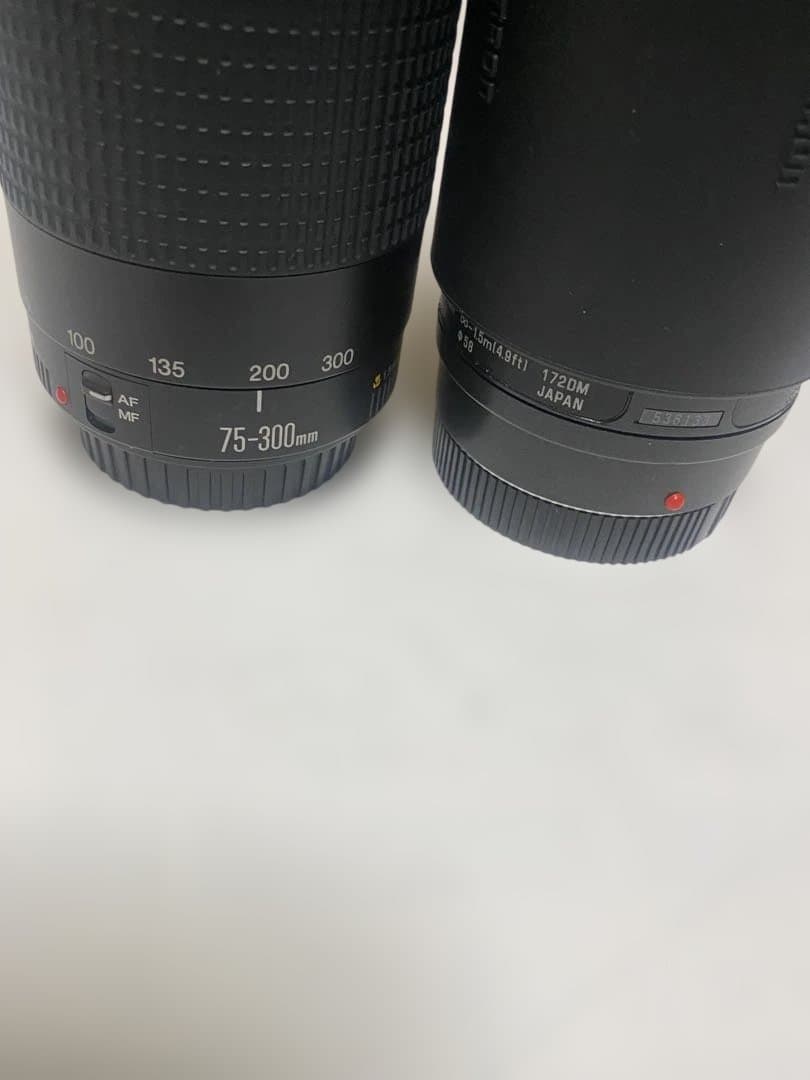 Canon 75-300mm & Tamron 70-300mm ズームレンズ