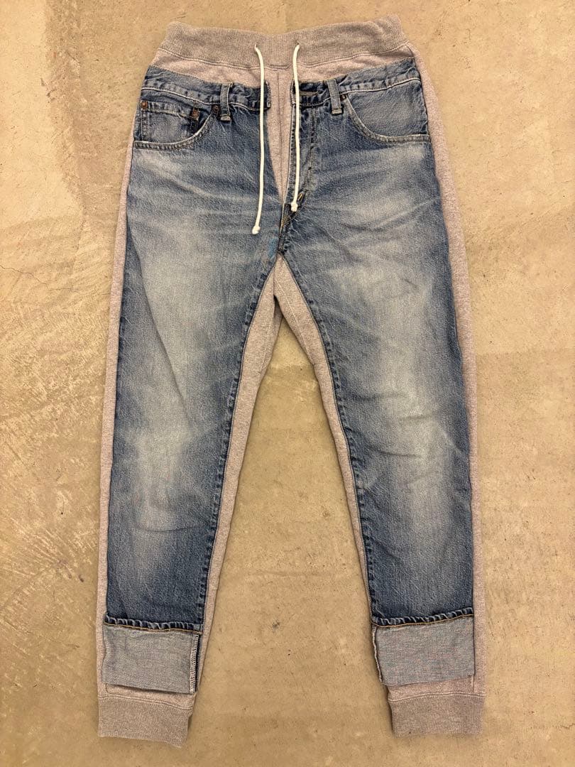 ジュンヤワタナベ×リーバイス スウェットパンツ ドッキング XS 美品