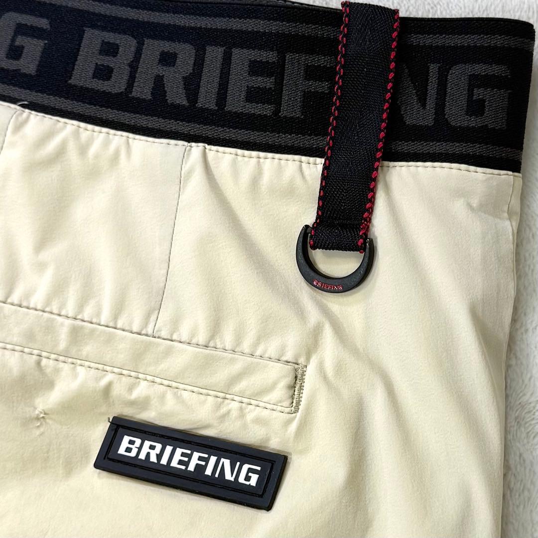 BRIEFING GOLF ロゴリングウエストゴムストレッチショートパンツXL