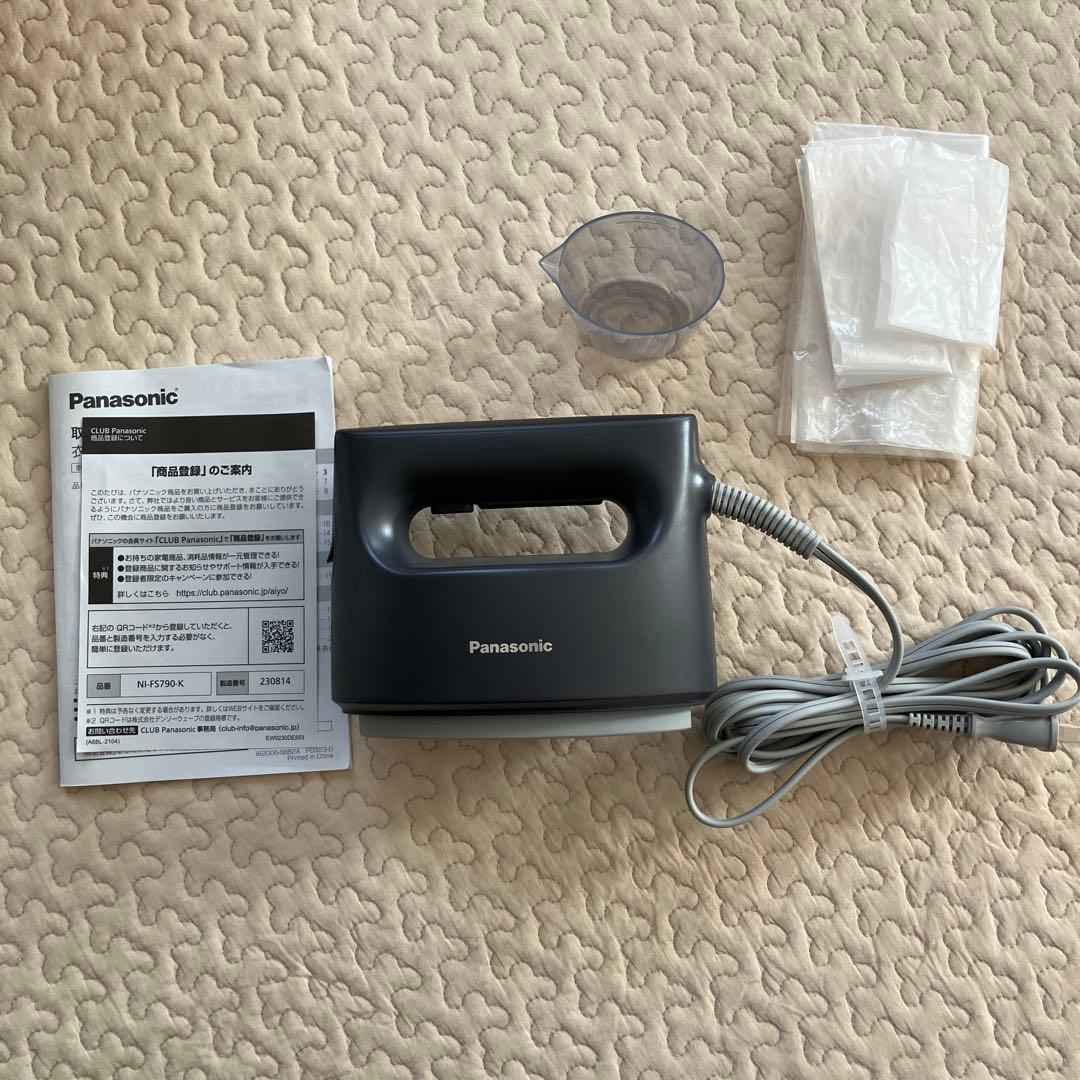 Panasonic NI-FS790-K 衣類スチーマー 本体　アイロン