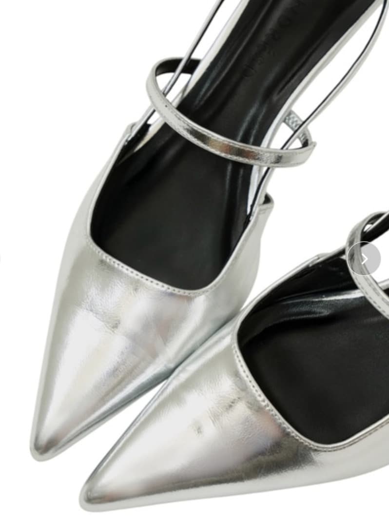 スリングバックオールウェイズシューズ シルバー