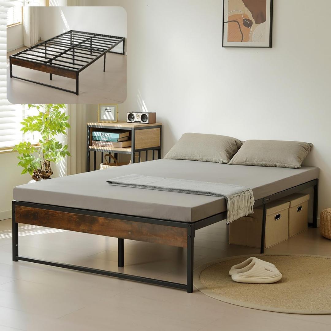 【ダブル D】ベッドフレーム パイプベッド ベッド パイプ 木 シングルベッド