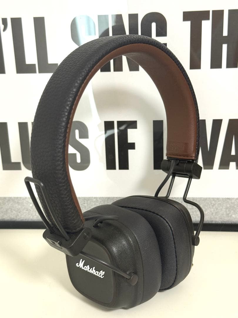 Marshall ワイヤレスオンイヤーヘッドホン Major Ⅳ ブラウン