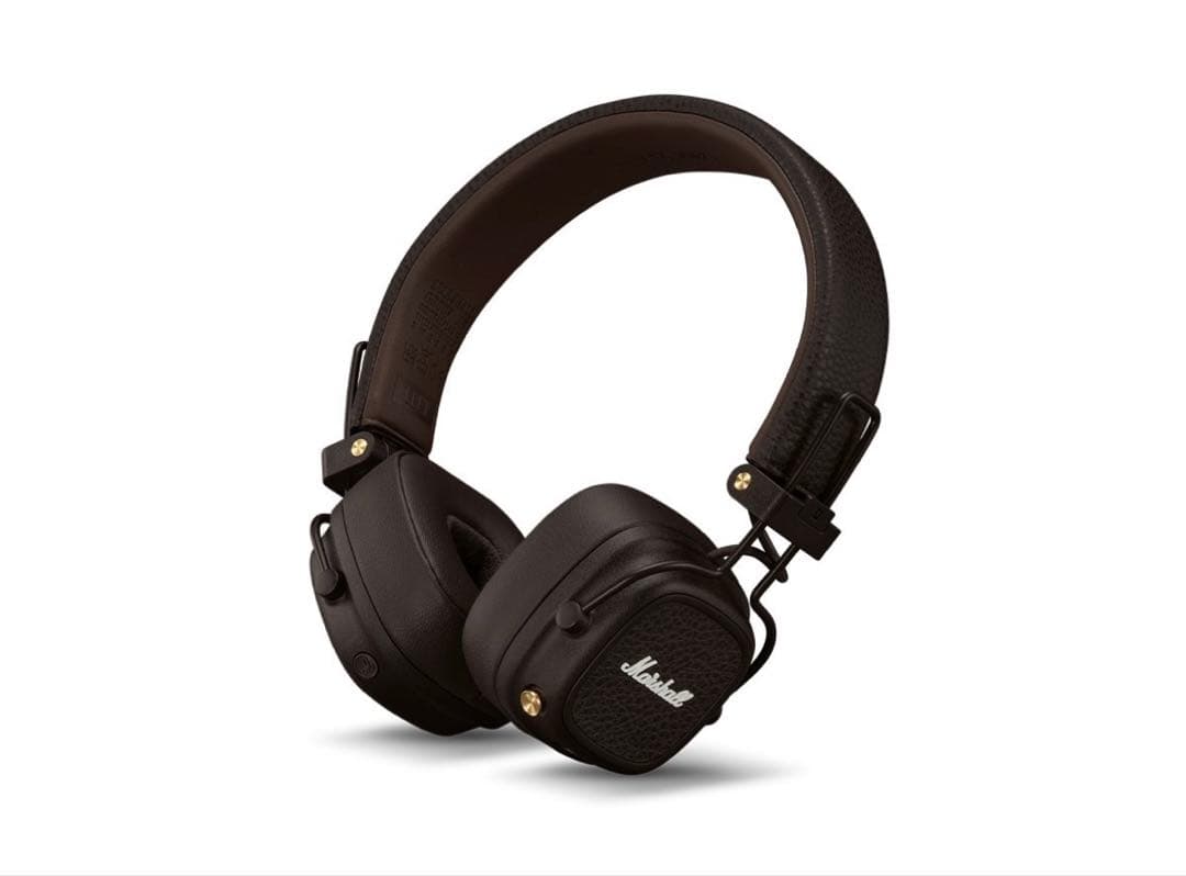 Marshall ワイヤレスオンイヤーヘッドホン Major Ⅳ ブラウン
