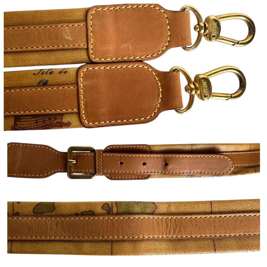 大容量　プリマクラッセ　2way ボストンバッグ　PVC 地図柄