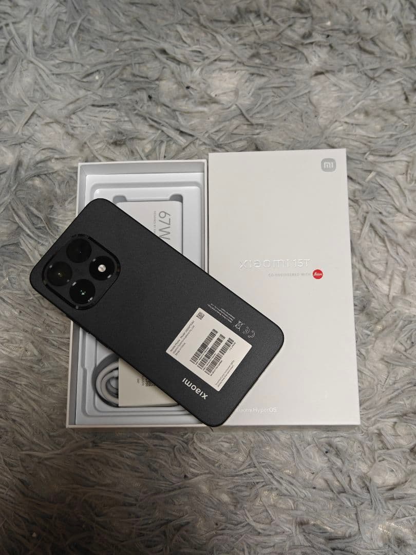 Xiaomi 15t 12/256gb 本体 ブラック