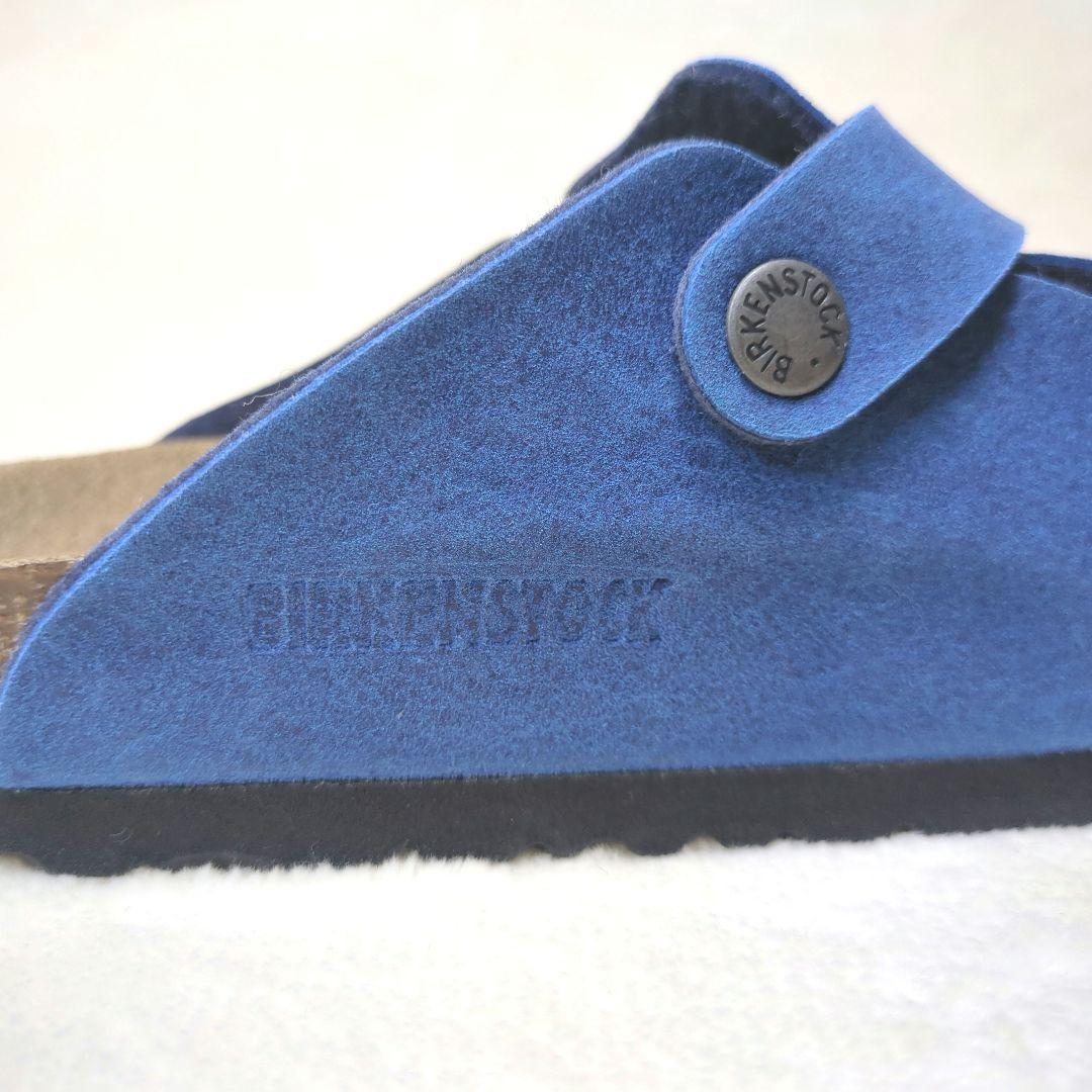 BIRKENSTOCK【美品】39 ボストン　ブルー　クロッグ　サンダル　サボ