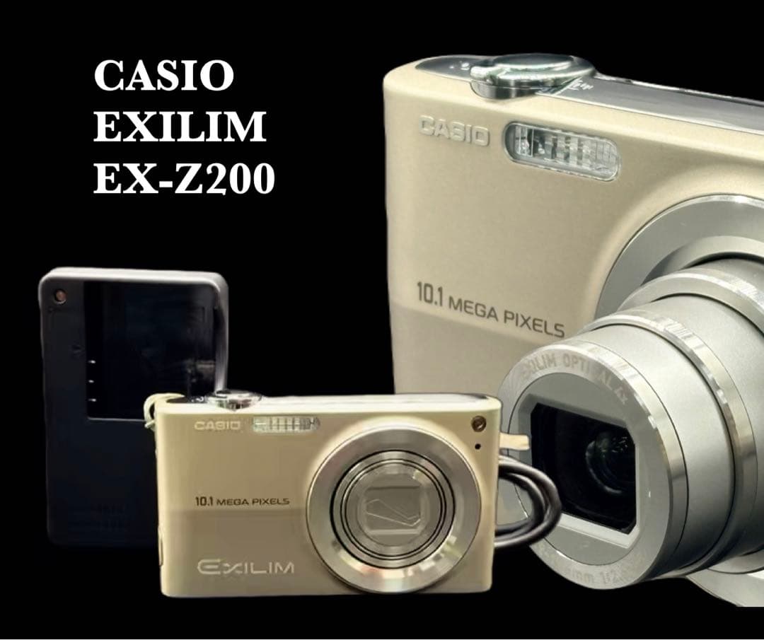 CASIO EX-Z200 EXILIM コンパクトデジタルカメラ　-568-