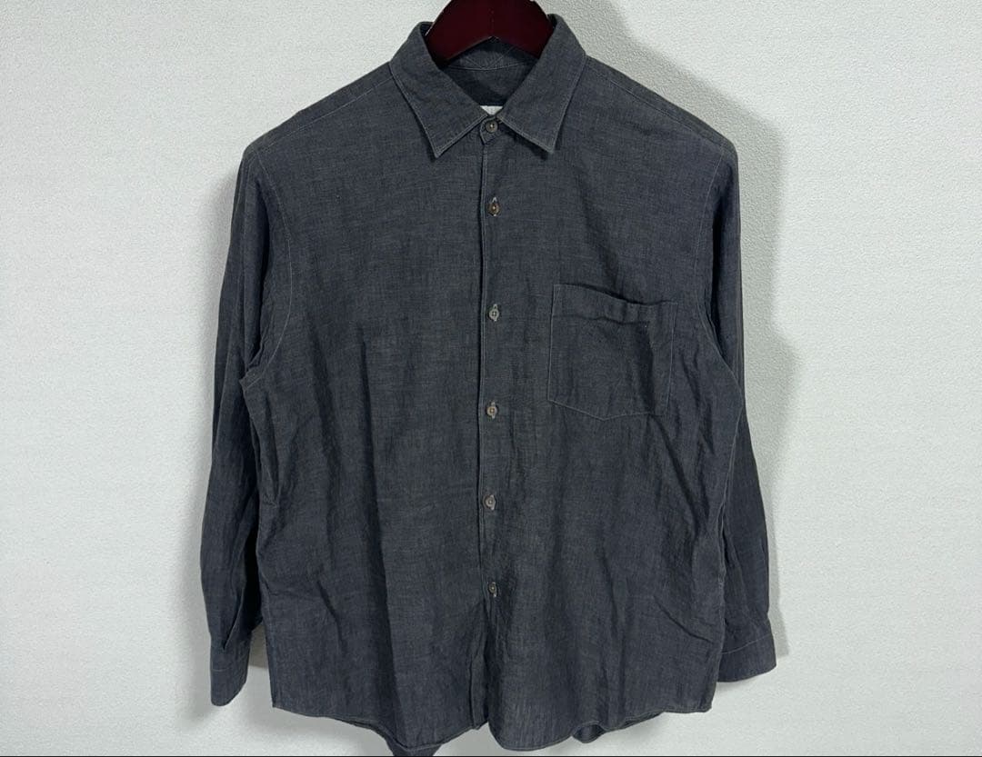 美品 comoli シャツ ベタシャン 1