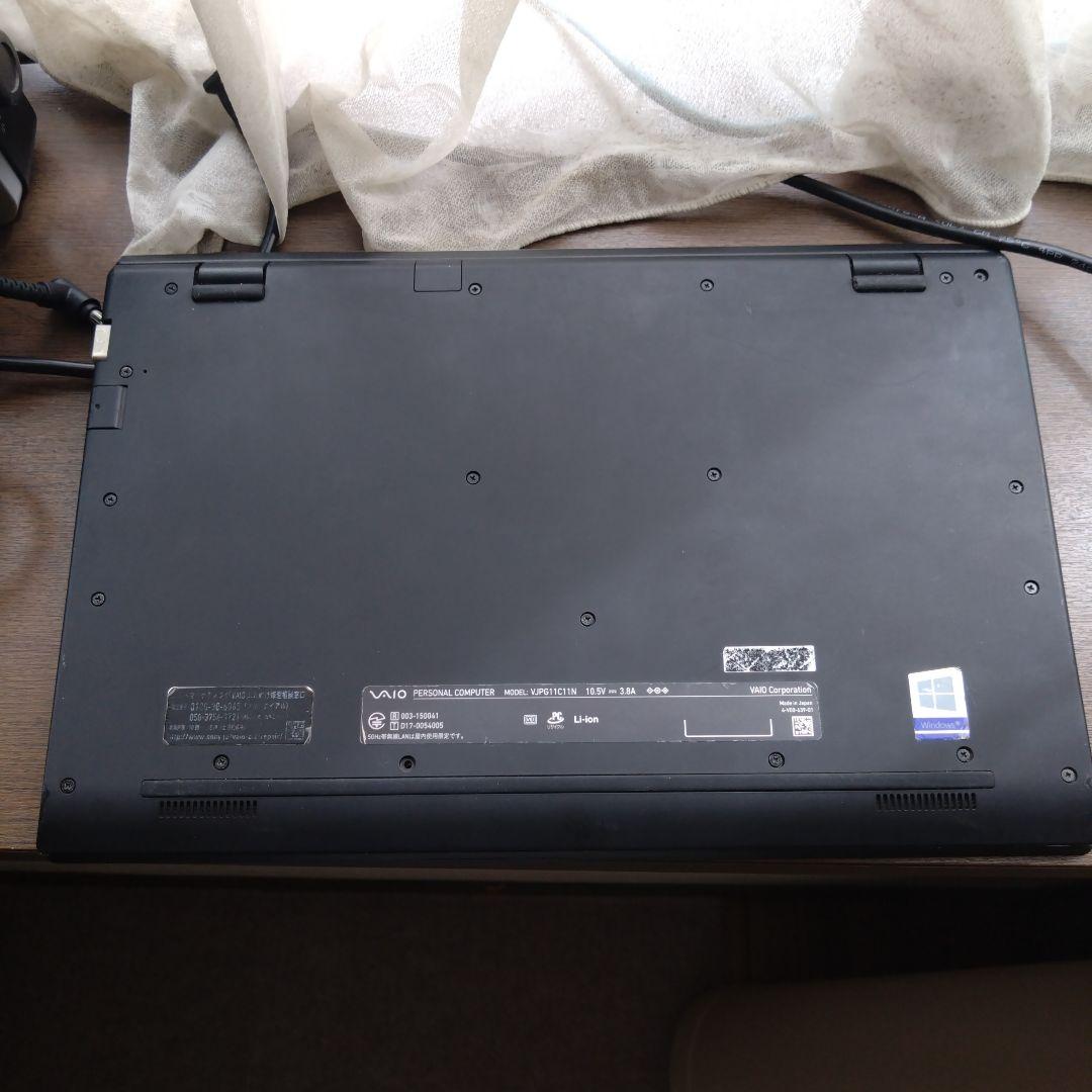 ジャンク　VAIOノート Intel i5 8GB SSD256GB win11