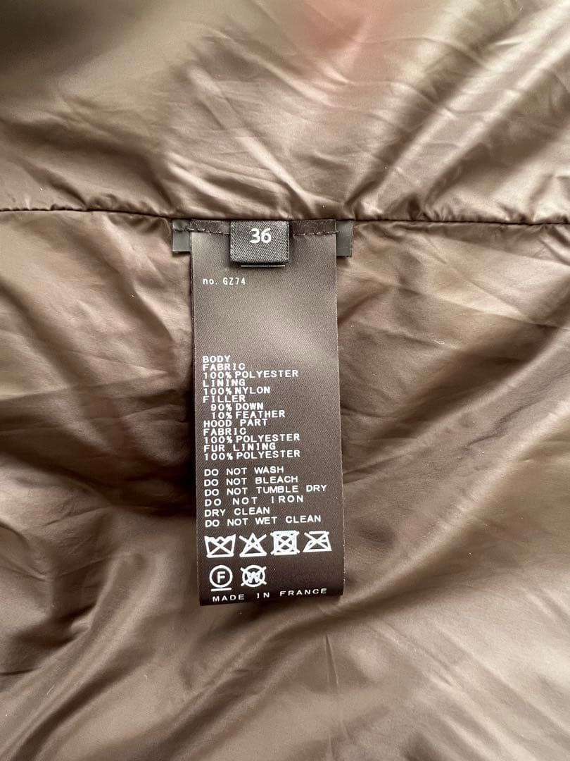 イエナLOU ANDREA/ルーアンドレア YV25752ファーフードダウン