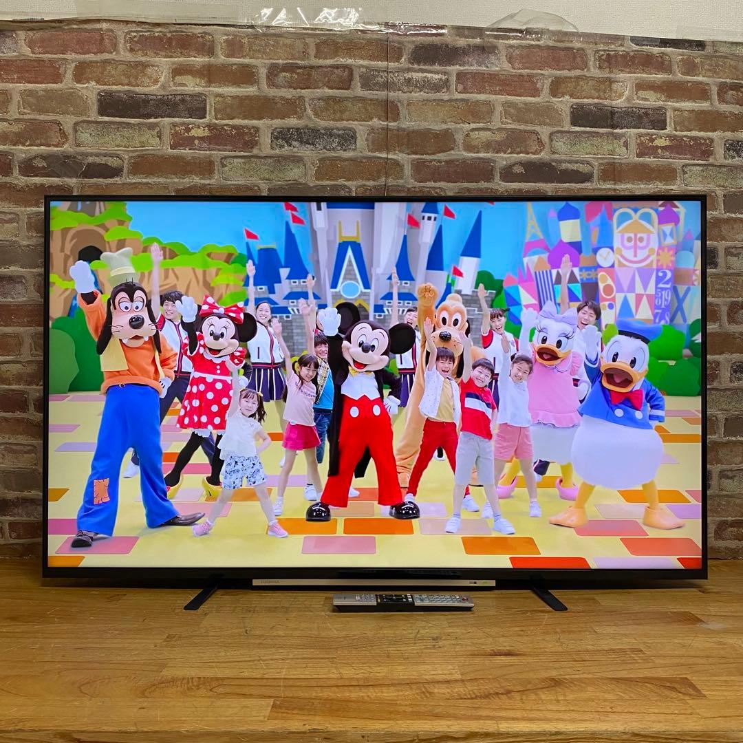 東芝 55V型 4Kチューナー内蔵 液晶テレビ レグザ 55M520X W録画○