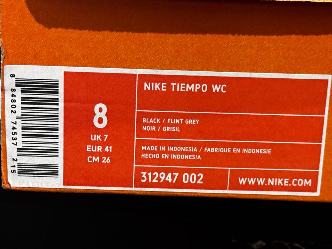 Nike x F.C.R.B TIEMPO WC 26cm US8 ナイキ