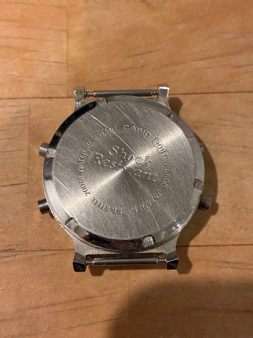 CASIO G-SHOCK DW-5600C-1V 200M表記 スピード