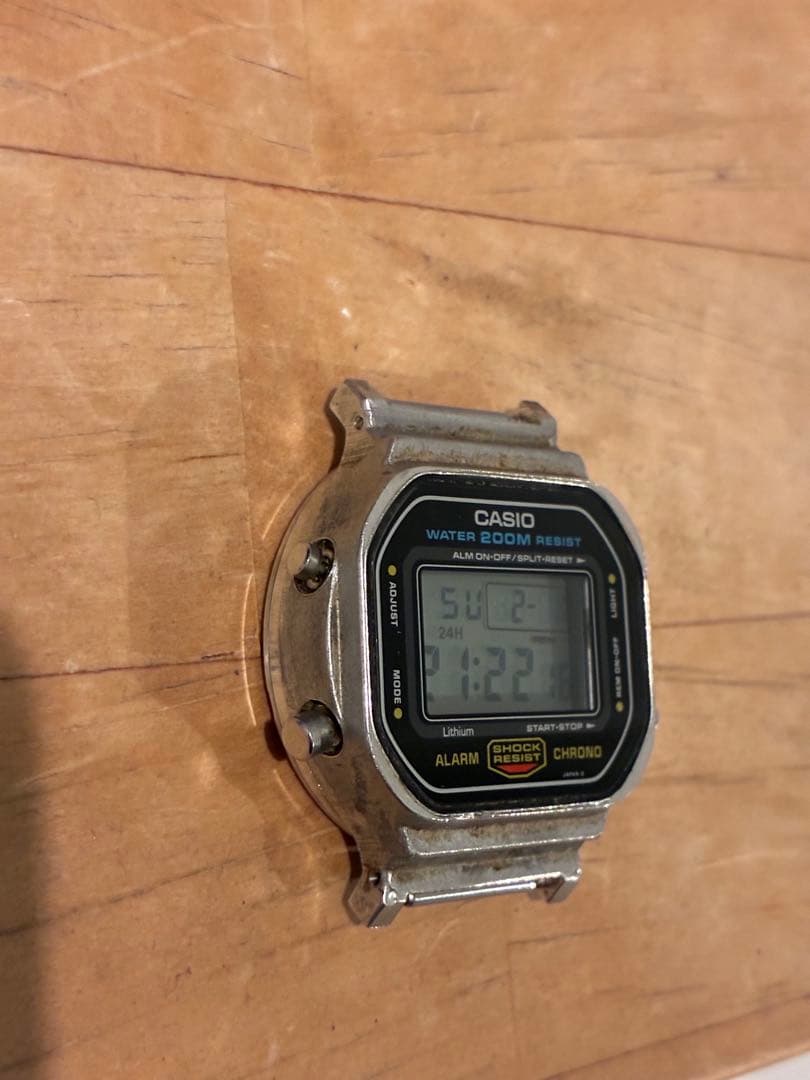 CASIO G-SHOCK DW-5600C-1V 200M表記 スピード