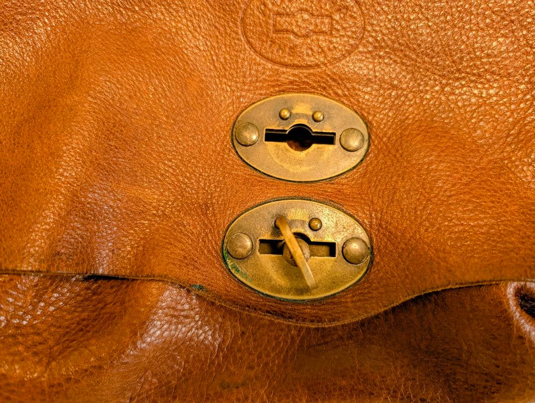 美品 ZANELLATO POSTINA ザネラート メッセンジャーバッグ