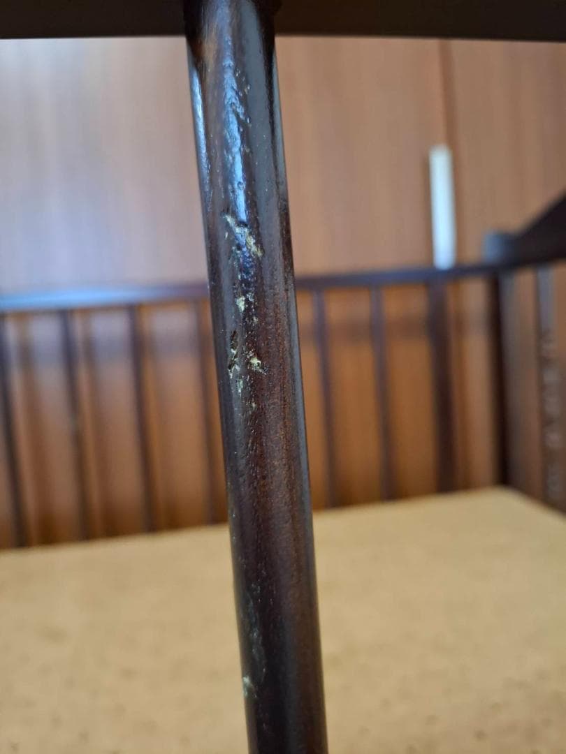 日本製 ベビーベッド ダークブラウン　木製　レギュラーサイズ