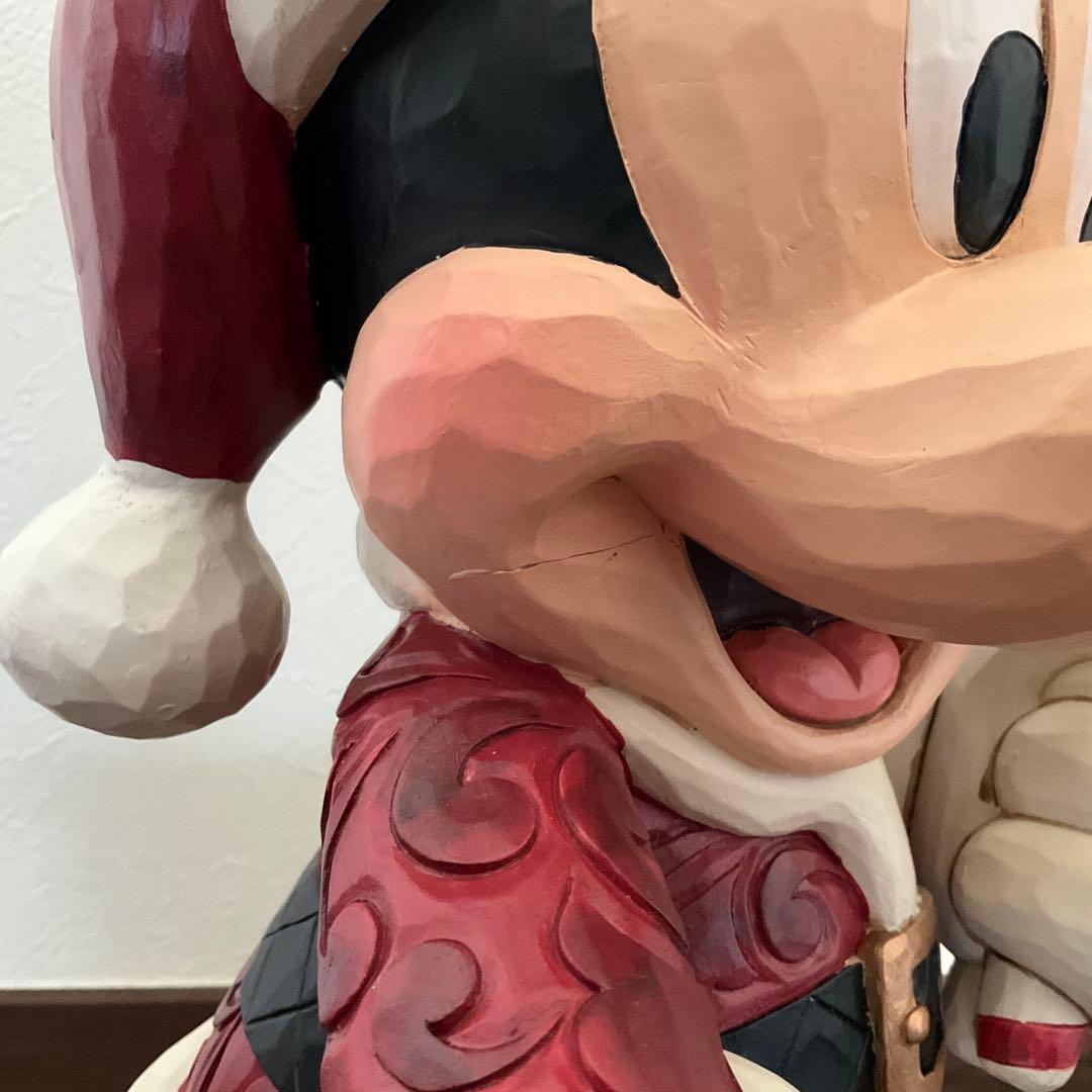 ジム ショア ディズニー ミニー　ミッキー　サンタ　置物　コストコ