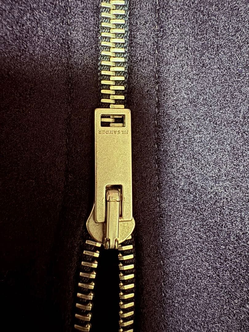 JIL SANDER メルトンジップオーバサイズジャケット