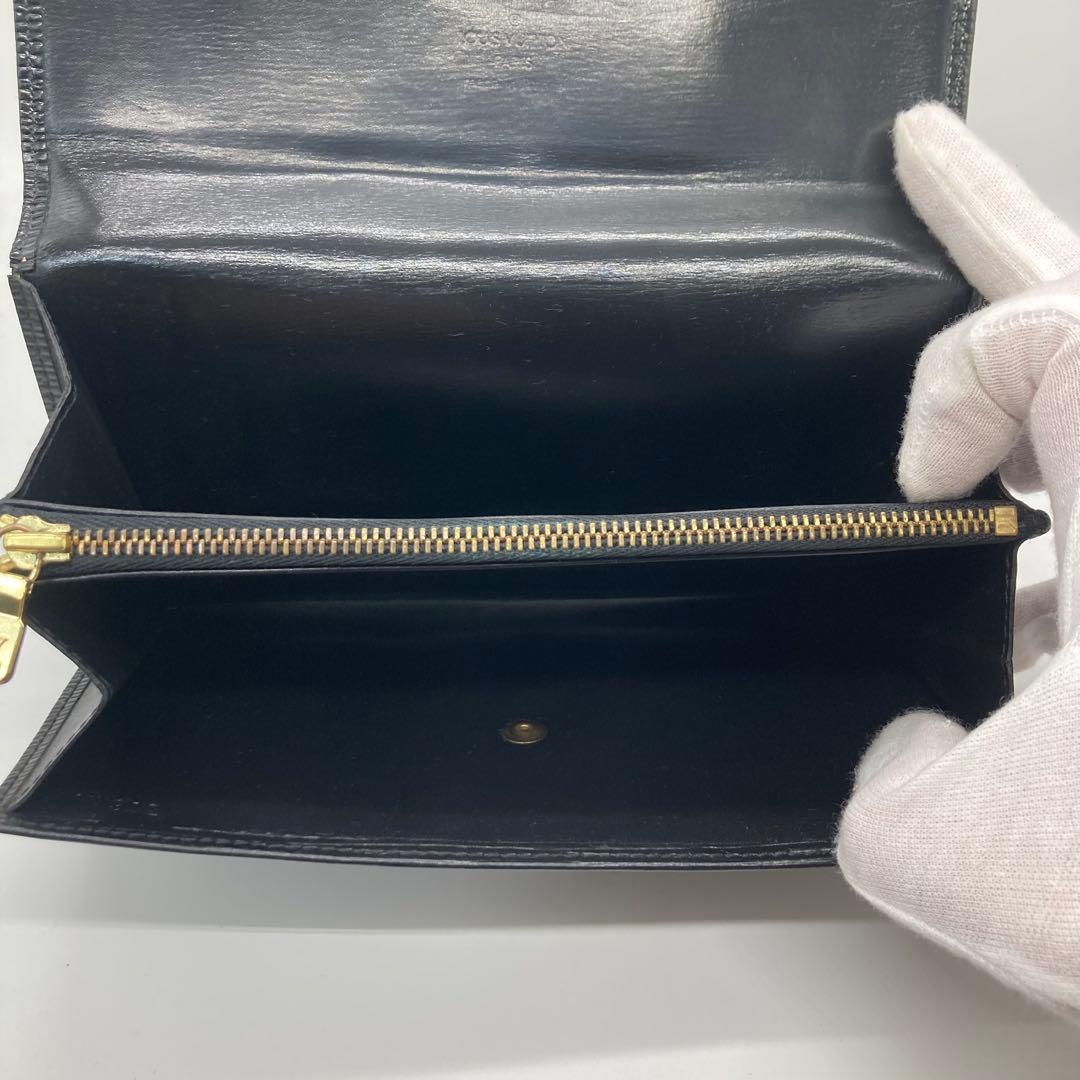 Louis Vuitton エピレザー ブラック 長財布 レザー ルイヴィトン