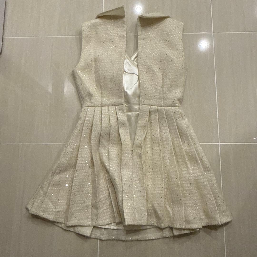 ROBE de FLEURS ベージュドレス S