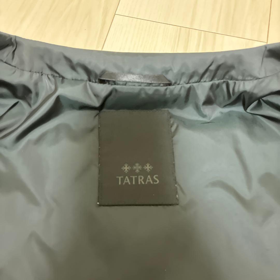 美品　タトラス セルディア ノーカラーライトキルティングダウン ブラック