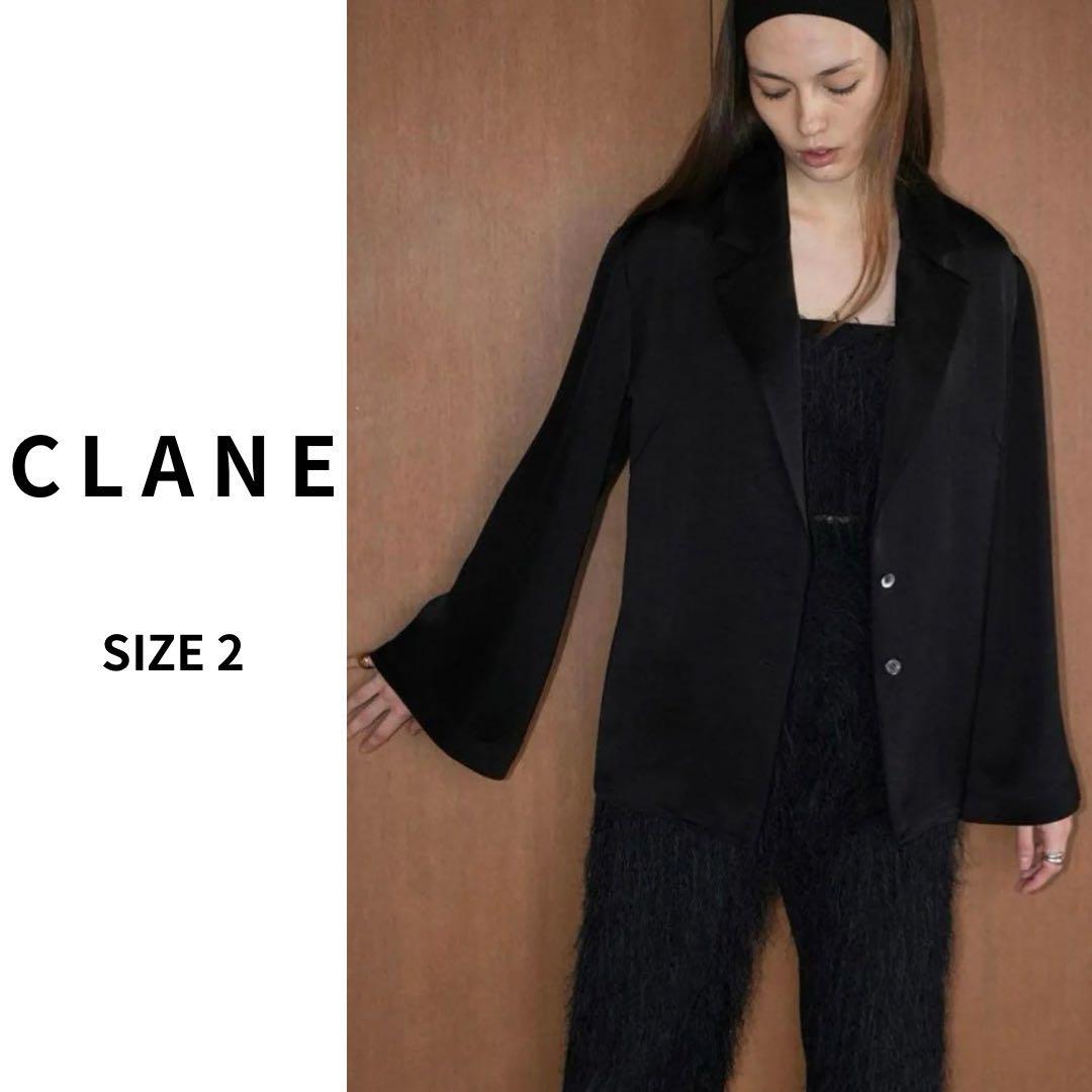 ✨美品✨CLANE TAILORED SATIN SHIRT