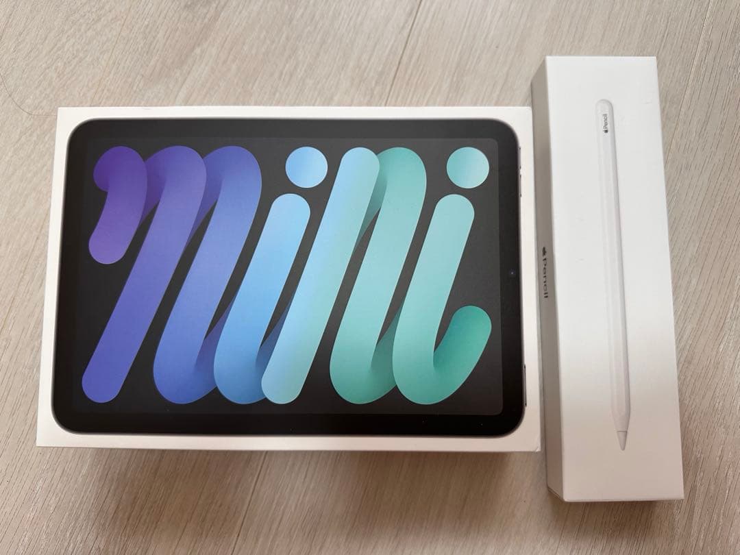 iPad mini (第6世代) スペースグレー + Apple Pencil