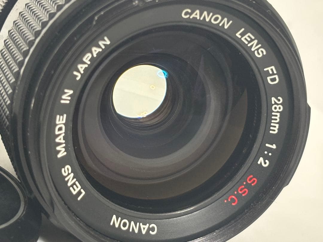 【カビ曇り無し】 Canon FD 28ｍｍ F2 S.S.C. FDマウント