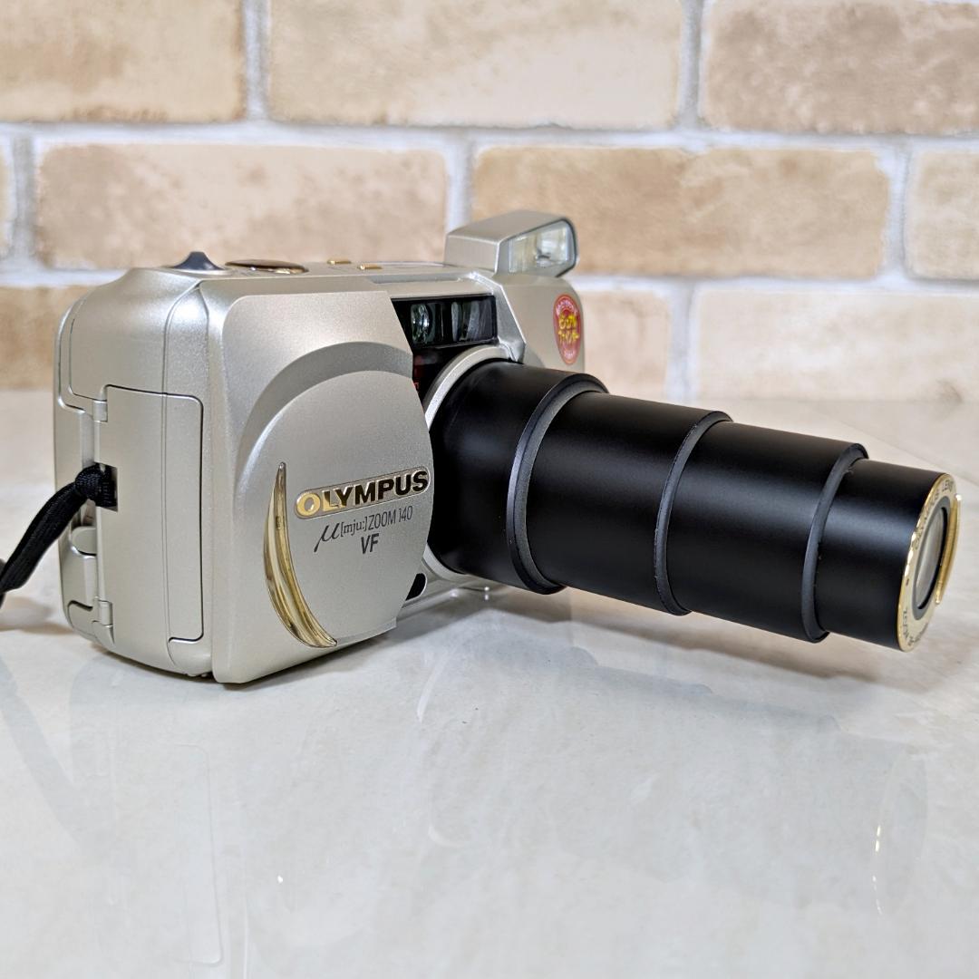 【完動美品】OLYMPUS μ ZOOM 140VF フィルムカメラ 動作確認済