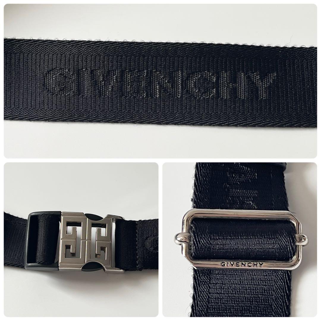 ジバンシー　エッセンシャルU　ナイロン　ボディバッグ　ブラック　斜め掛け　メンズ