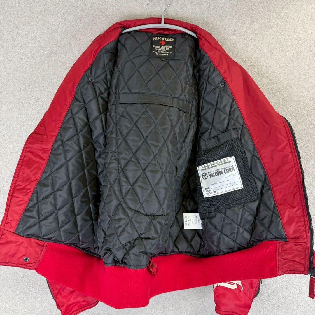 希少 YeLLOW CORN イエローコーン レッド ナイロン ジャケット