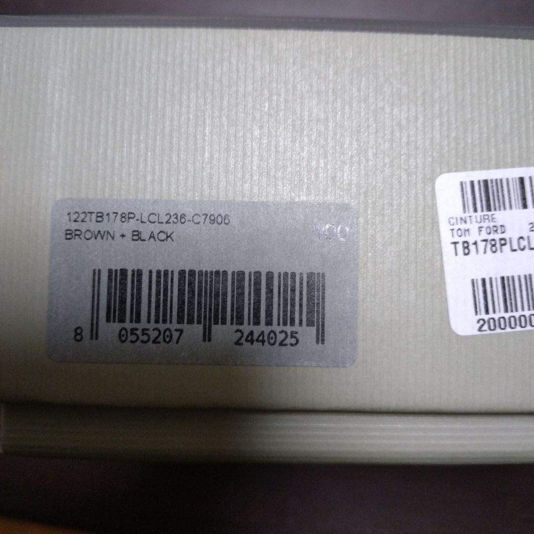 と*の様 TOM FORD 黒レザー ベルト