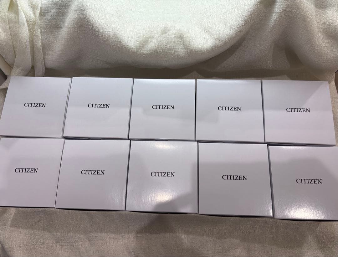 CITIZEN シチズン 時計空箱 10個セット　クッション付 保管用 BOX