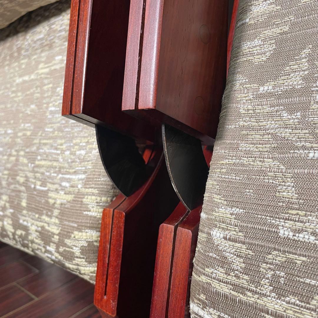 みぃ様 デッドストック 未使用 カリモク 折り畳み 座椅子 2脚セット 和モダン