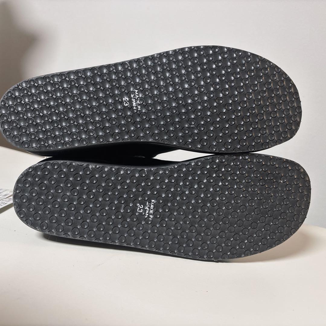 【未使用級】慈雨Jin ショートブーツ ブラック ドット柄 水玉 センソユニコ