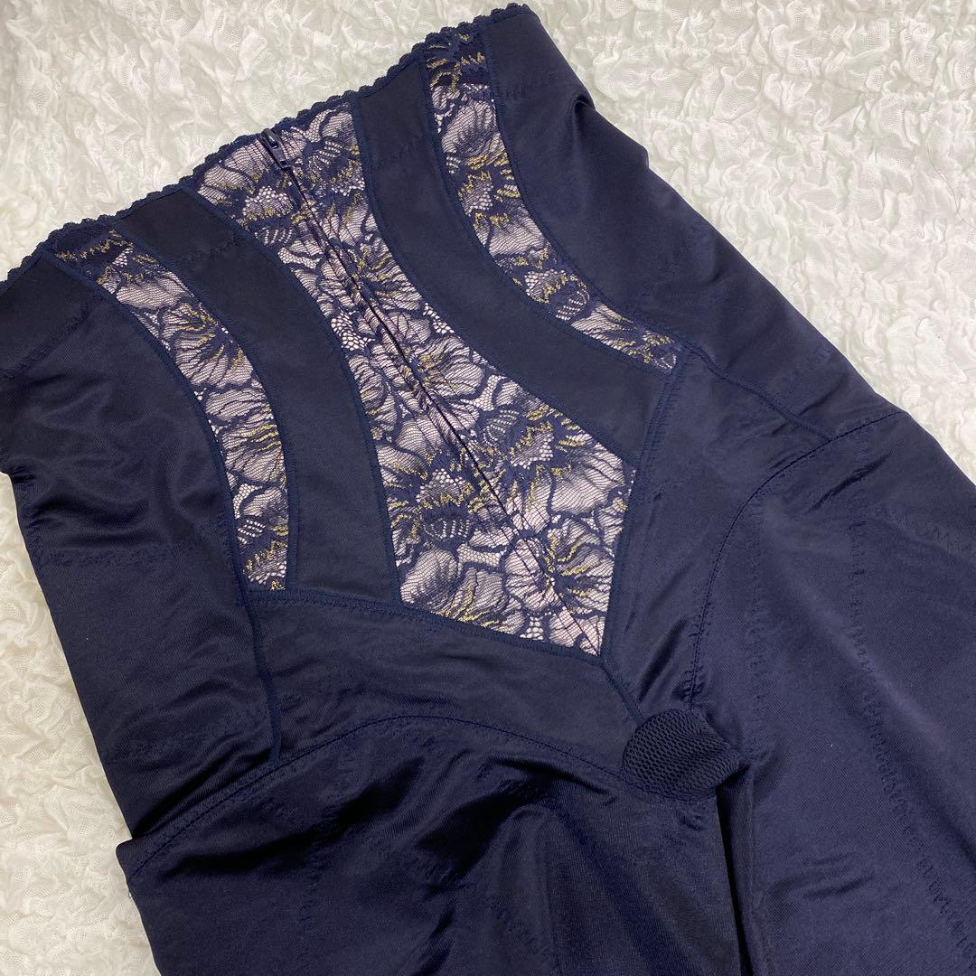 新品 未使用 マルコ 補正下着 ロングガードル EQ-90 コールサンジェ 紺