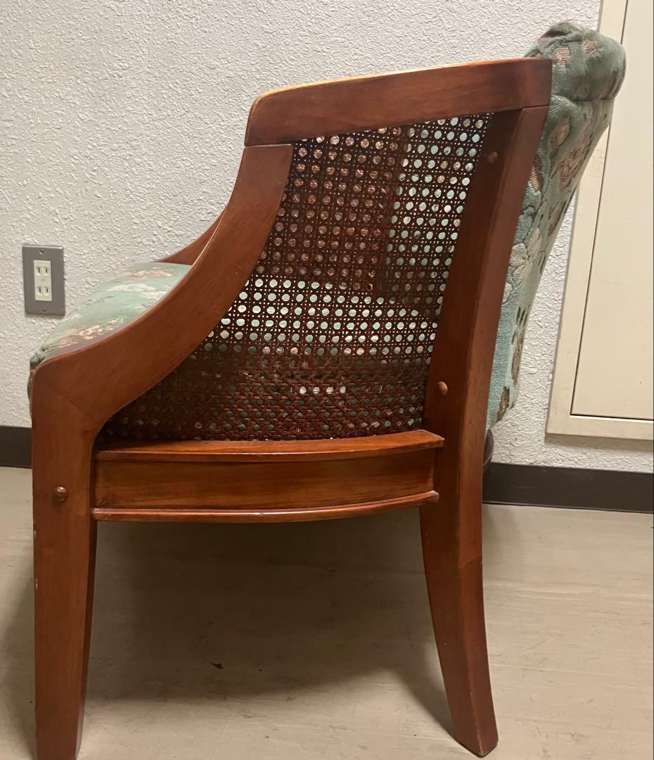 希少品　三越家具ブルージュ　クラシックヴィンテージアームチェア　1人掛けソファ