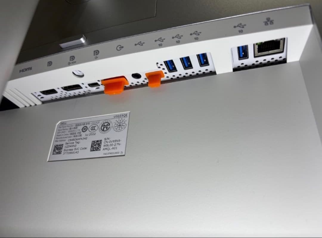 Dell U3223QE 32インチ 4K IPS Black 元箱付 美品