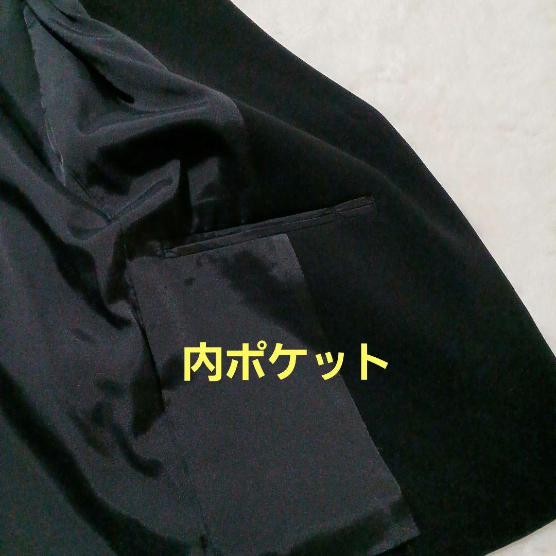 PLST プラステ ノーカラー ジャケット パンツ セットアップ Lブラック 黒