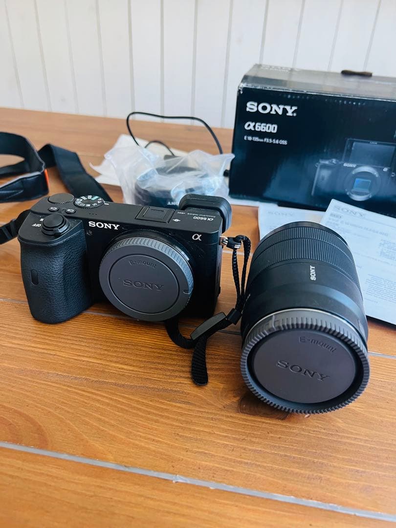 【ほぼ未使用】SONY α6600 ミラーレス一眼カメラ 35-56mmレンズ付