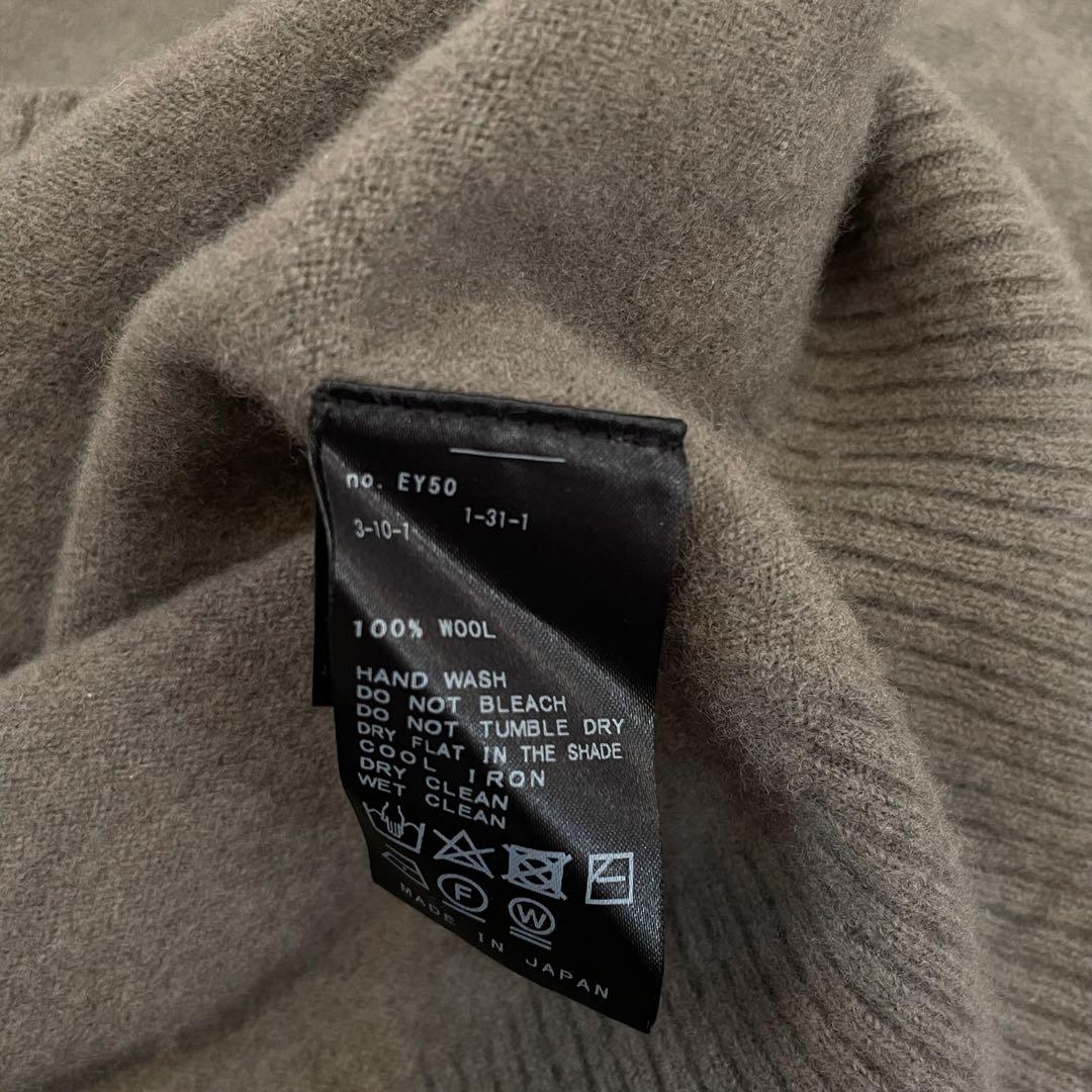 IENA ファインウールレンクルーネックプルオーバー ウール 洗える ニット