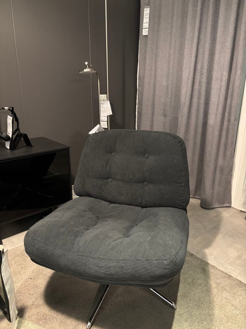 【新品■未開封】IKEA ディヴリンゲ 1人掛け 回転パーソナルチェア 椅子