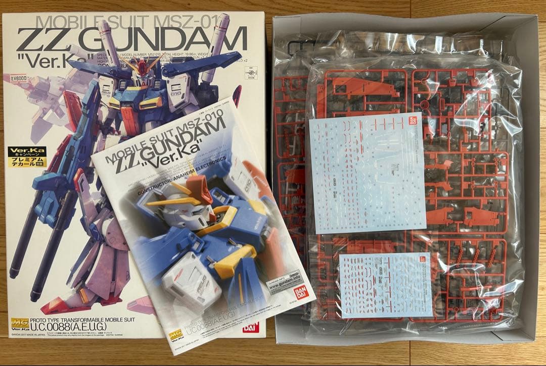 ダブルゼータガンダム Ver.Ka MG 1/100