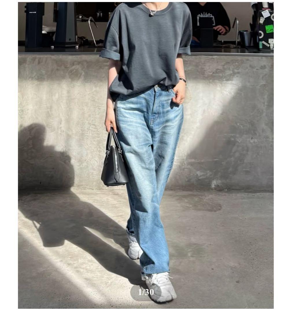 ［FASHIRU × SOMETHING］バギーフィットジーンズ