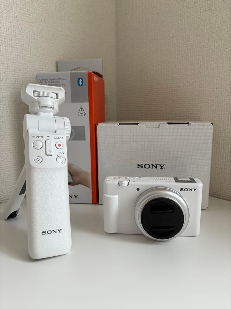 sony zv-1f コンパクトデジタルカメラ ホワイト SDカード付き